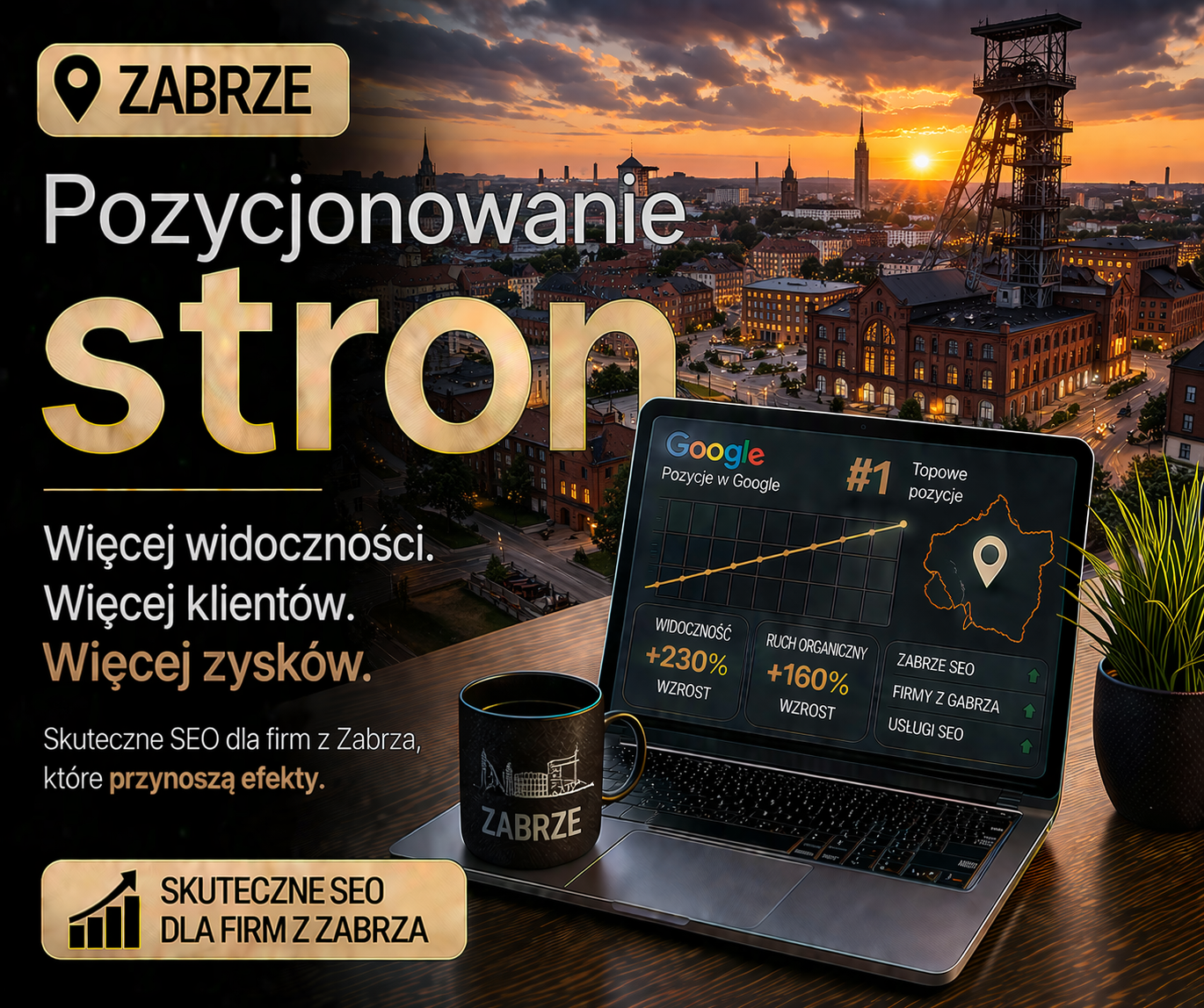 Pozycjonowanie stron Zabrze - skuteczne SEO dla lokalnych firm i lepszej widoczności w Google