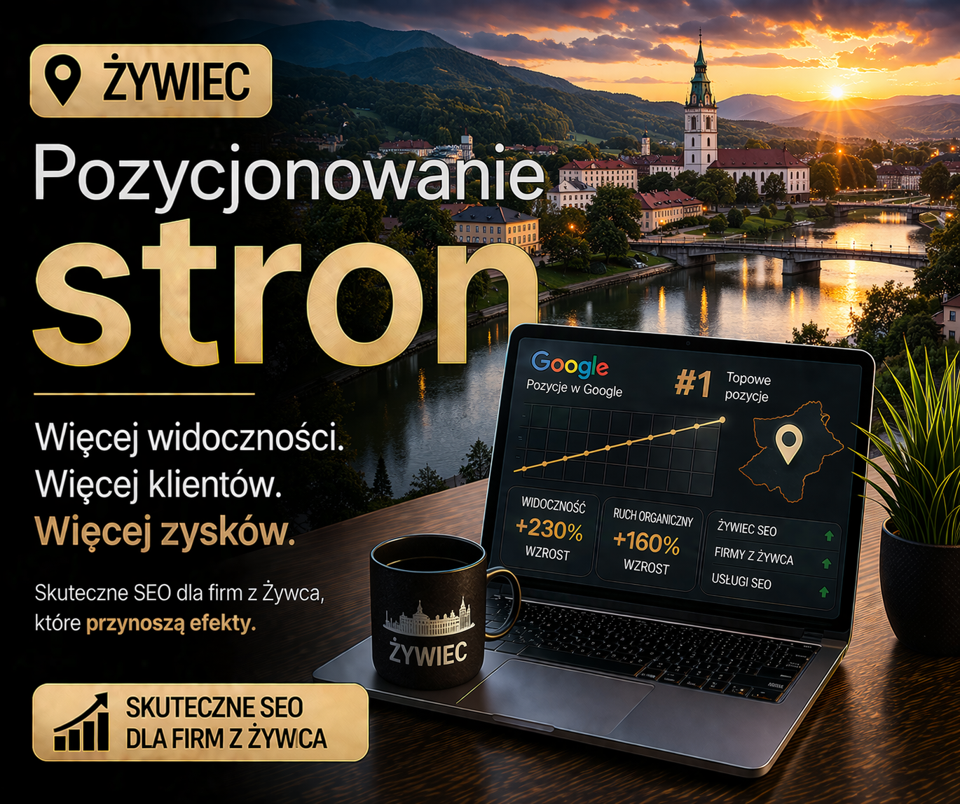 Pozycjonowanie stron Żywiec - skuteczne SEO dla lokalnych firm i lepszej widoczności w Google