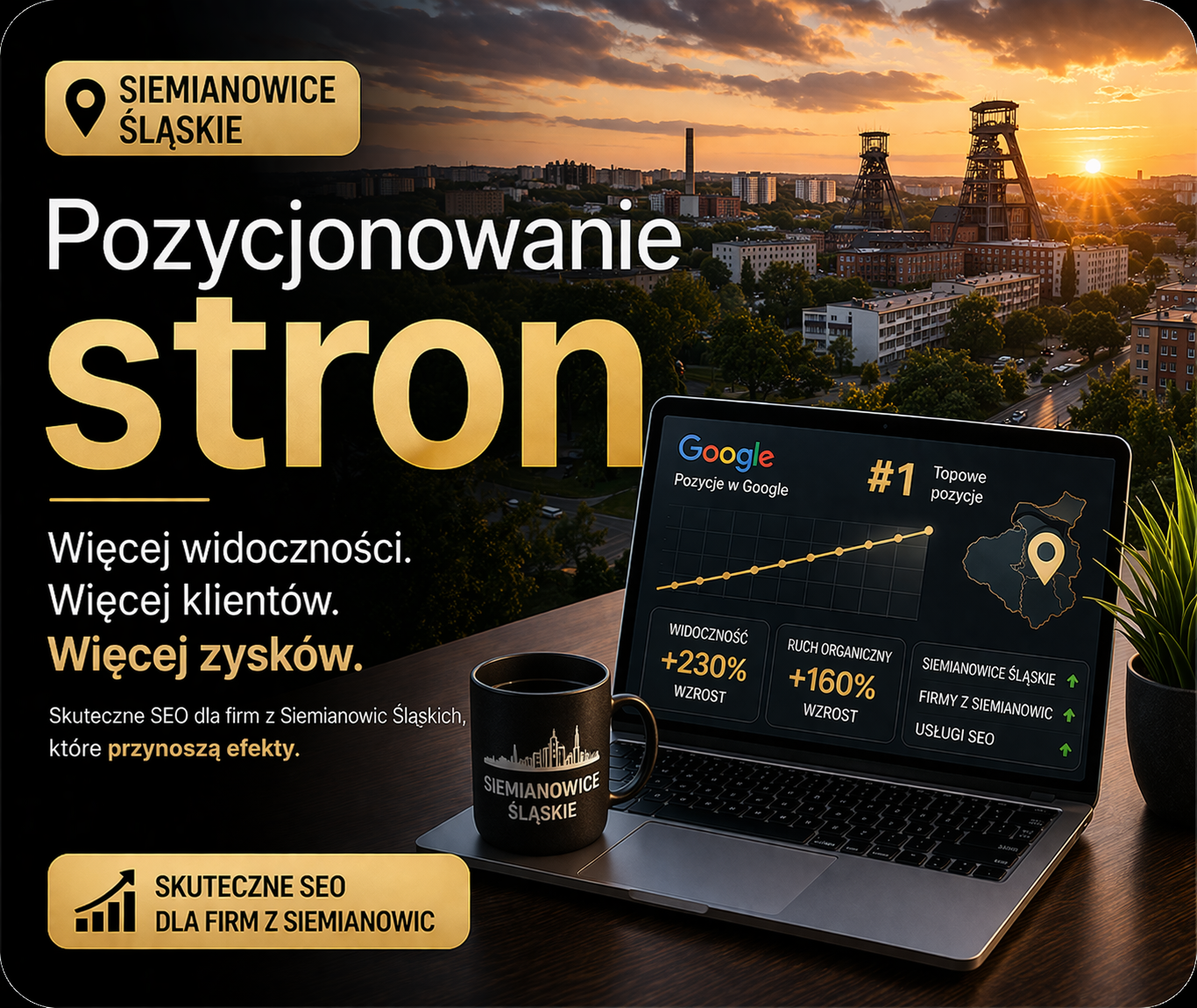 Pozycjonowanie stron Siemianowice Śląskie - skuteczne SEO dla lokalnych firm i lepszej widoczności w Google