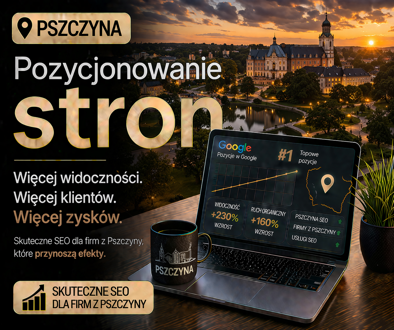 Pozycjonowanie stron Pszczyna - skuteczne SEO dla lokalnych firm i lepszej widoczności w Google
