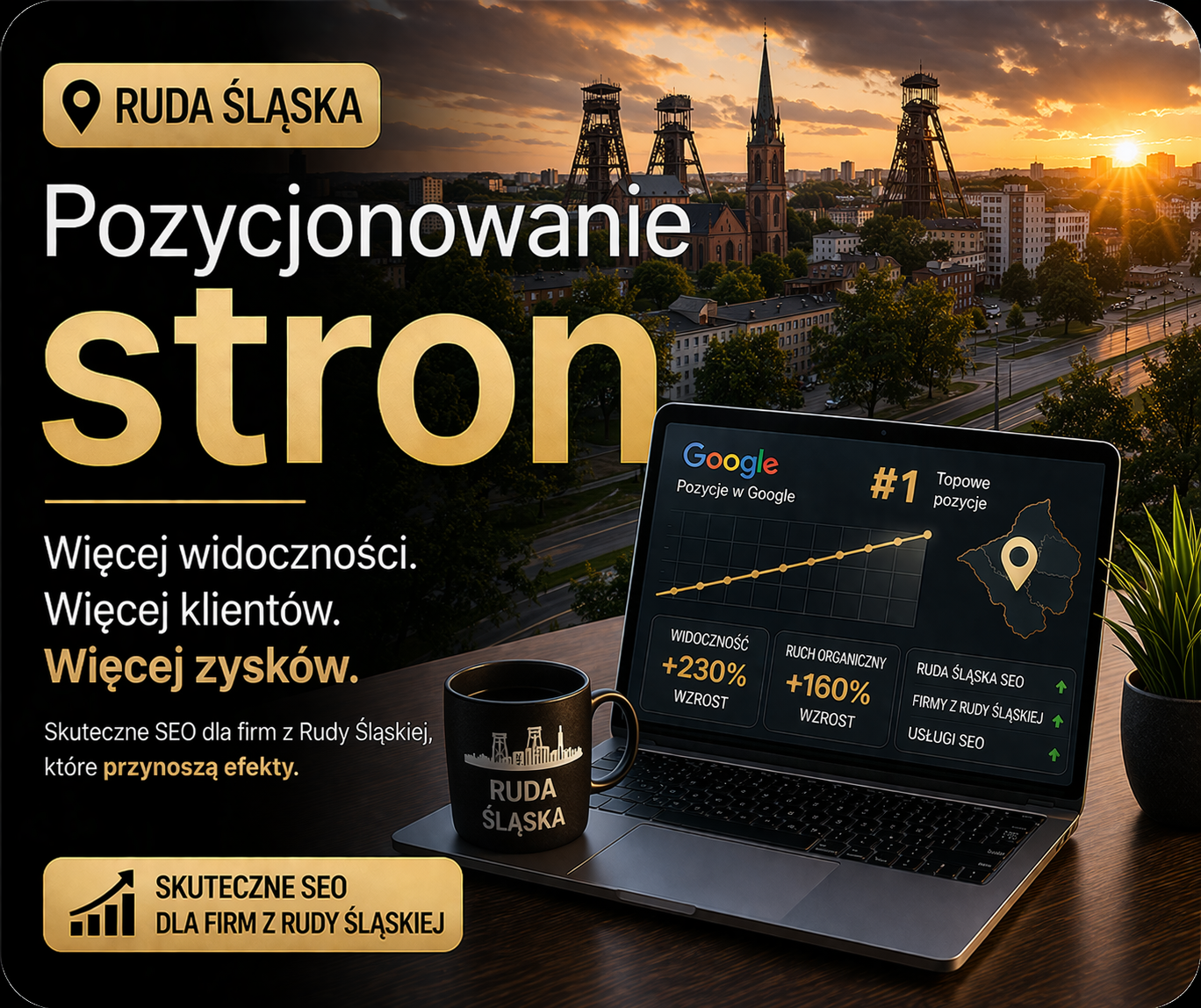 Pozycjonowanie stron Ruda Śląska - skuteczne SEO dla lokalnych firm i lepszej widoczności w Google