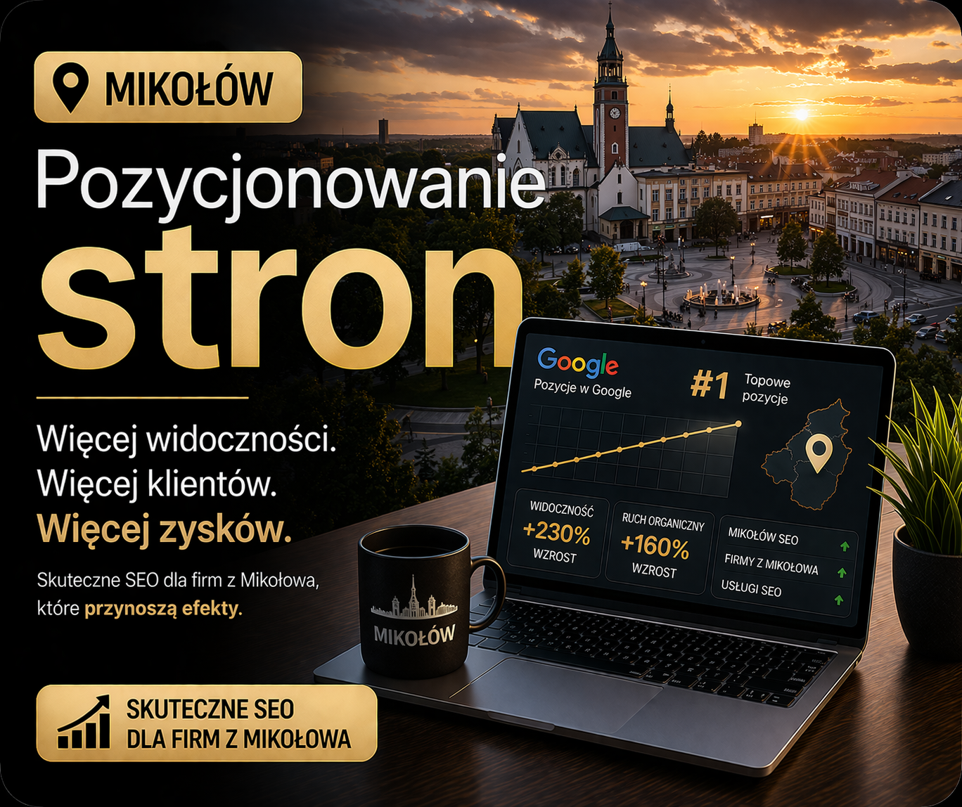 Pozycjonowanie stron Mikołów - skuteczne SEO dla lokalnych firm i lepszej widoczności w Google