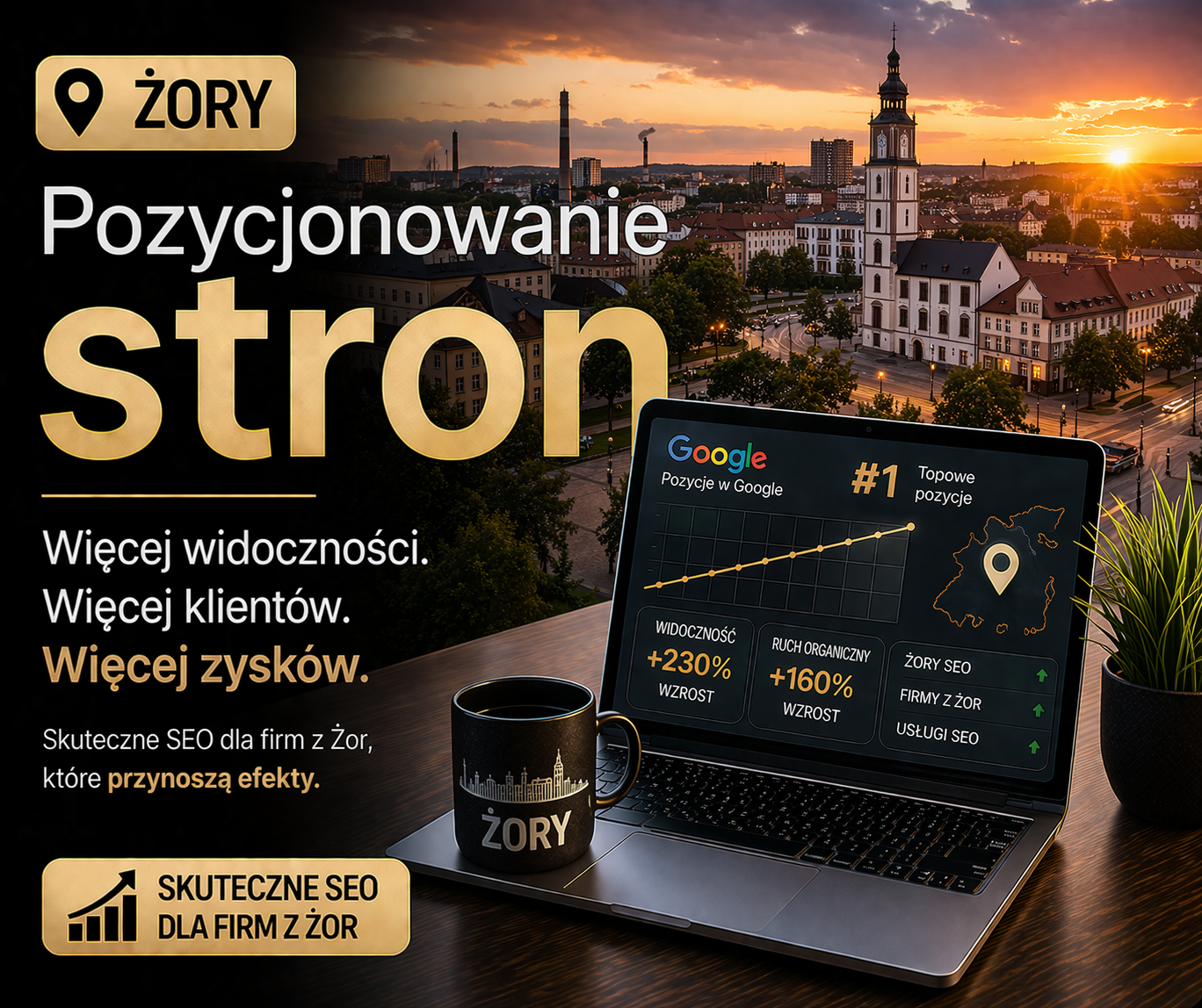 Pozycjonowanie stron Żory - skuteczne SEO dla lokalnych firm i lepszej widoczności w Google