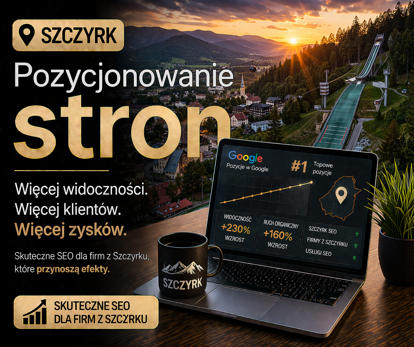 Pozycjonowanie stron Szczyrk - skuteczne SEO dla lokalnych firm i lepszej widoczności w Google