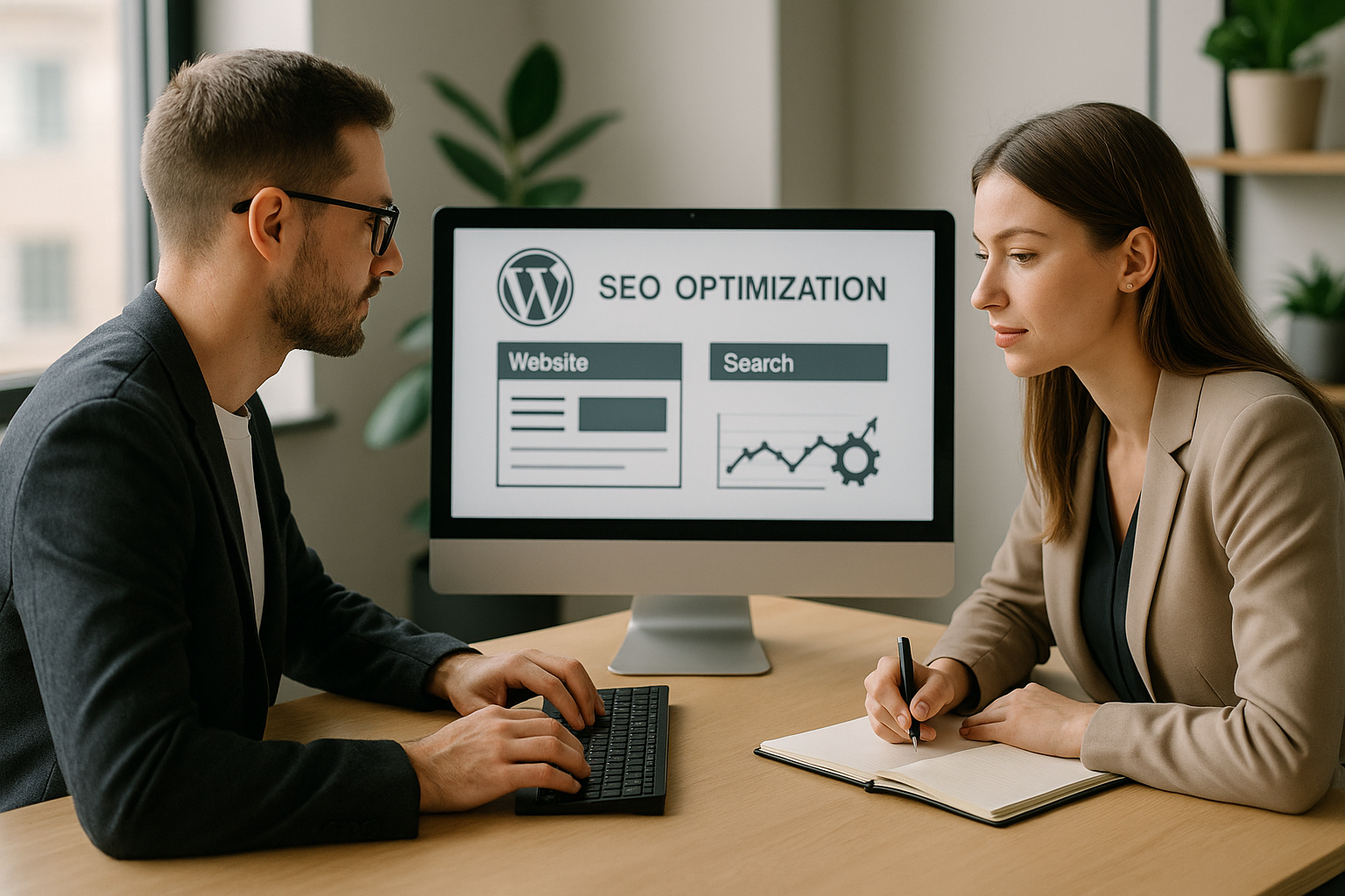 Tworzenie stron internetowych Bielsko-Biała – współpraca przy optymalizacji WordPressa w nowoczesnym biurze