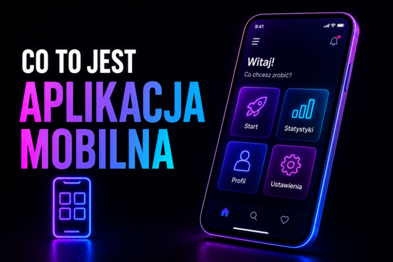 Aplikacja mobilna na smartfonie