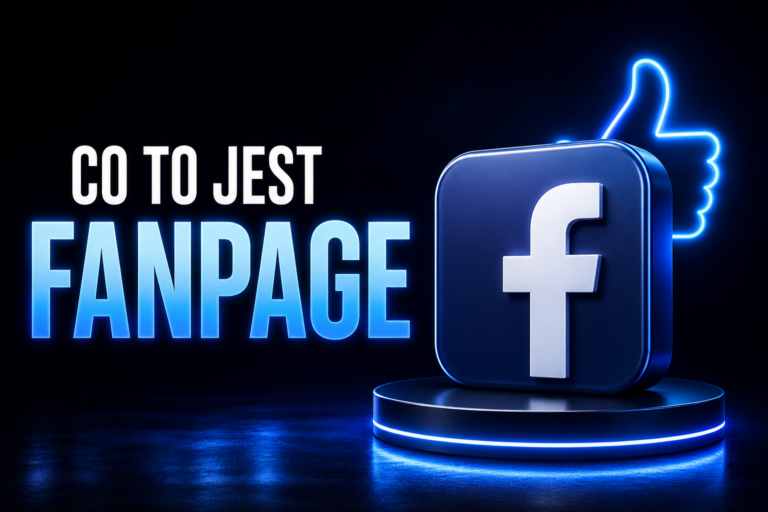 Fanpage strona marki w mediach społecznościowych
