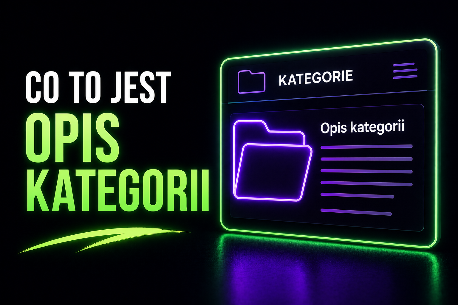 Co to jest opis kategorii