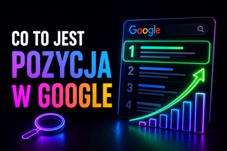 Pozycja w Google w wynikach wyszukiwania