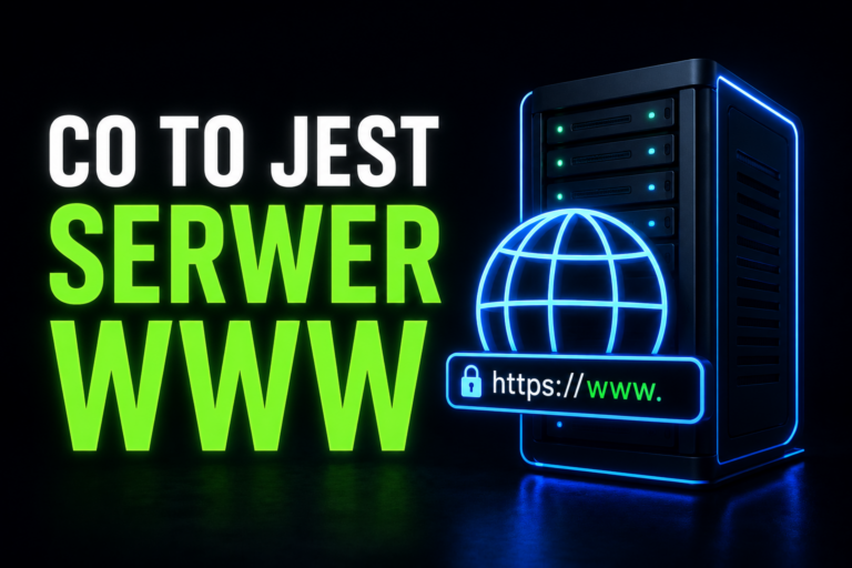 Serwer WWW obsługa strony internetowej