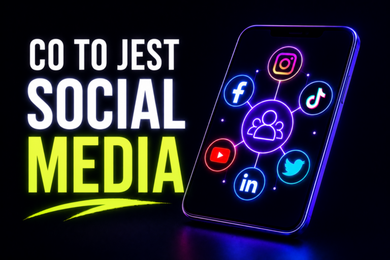 Social media platformy społecznościowe online