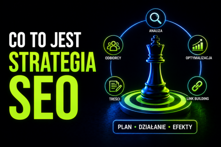 Strategia SEO plan pozycjonowania strony