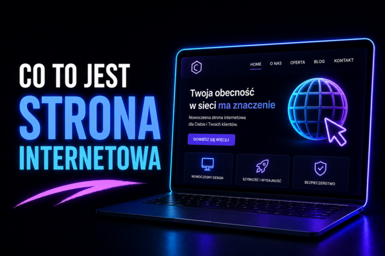 Strona internetowa obecność firmy w sieci