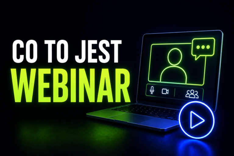 Webinar spotkanie online na żywo
