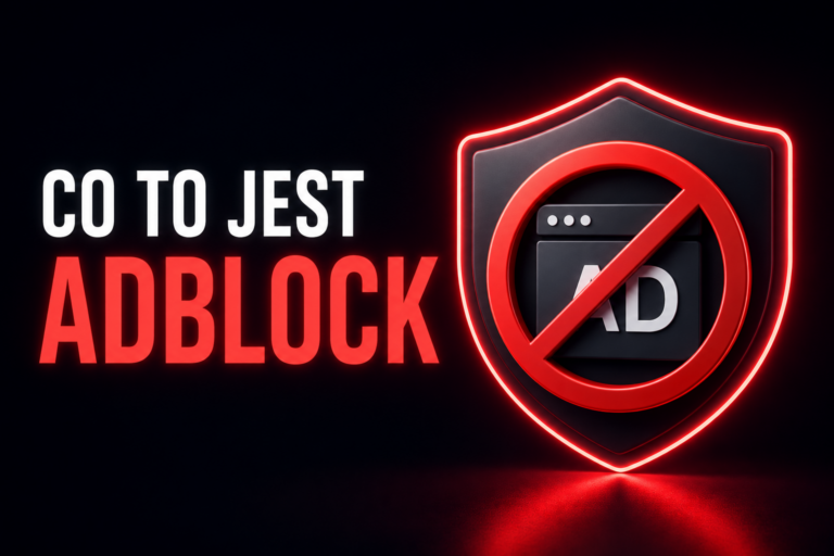 AdBlock blokowanie reklam w przeglądarce