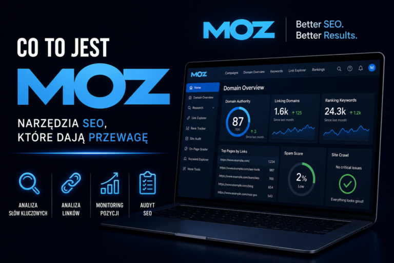 MOZ narzędzie SEO do analizy stron internetowych