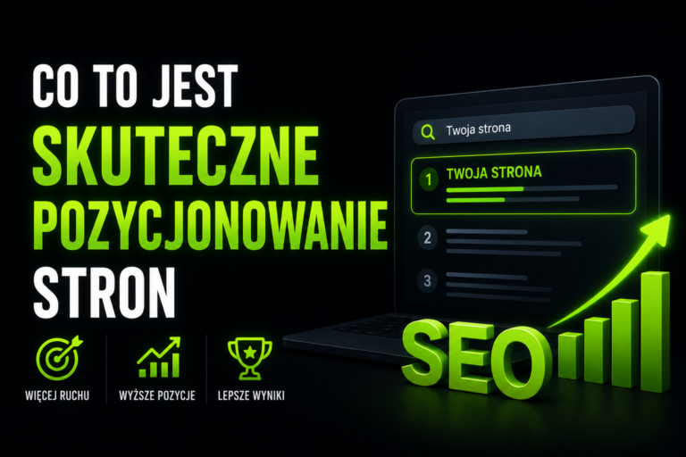 Skuteczne pozycjonowanie stron internetowych SEO