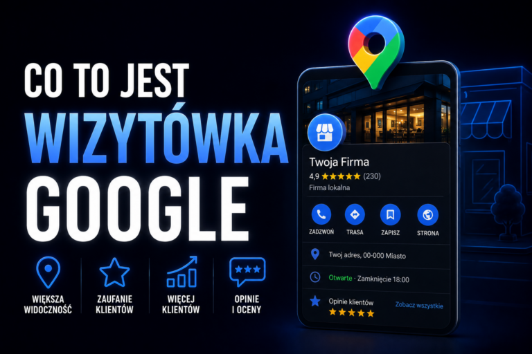 Wizytówka Google firmy w Google Maps i SEO lokalnym