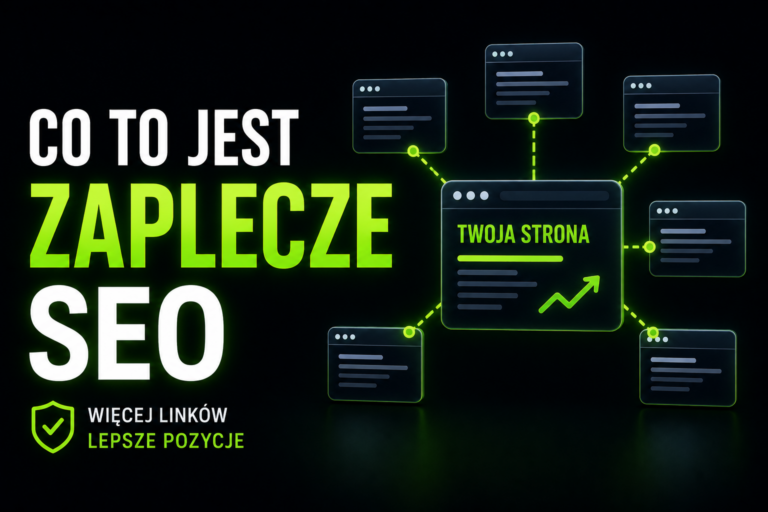 Zaplecze SEO i link building stron internetowych