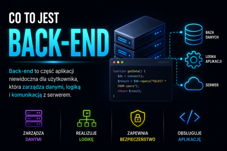 Back-end obsługa serwera i logiki aplikacji