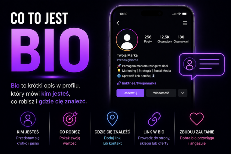 Bio opis profilu w social media
