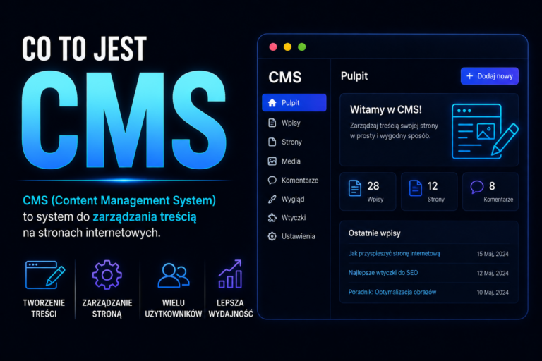 CMS system zarządzania treścią strony internetowej