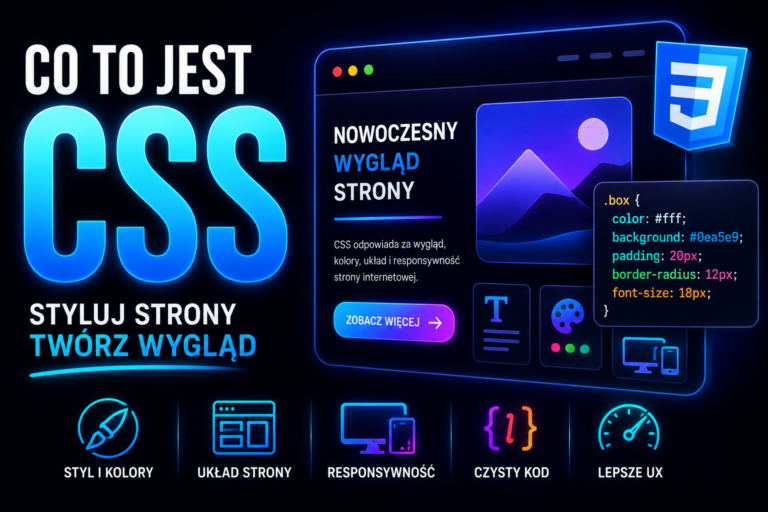 CSS stylowanie stron internetowych i wygląd strony