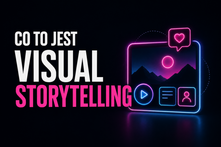 Visual storytelling w marketingu internetowym