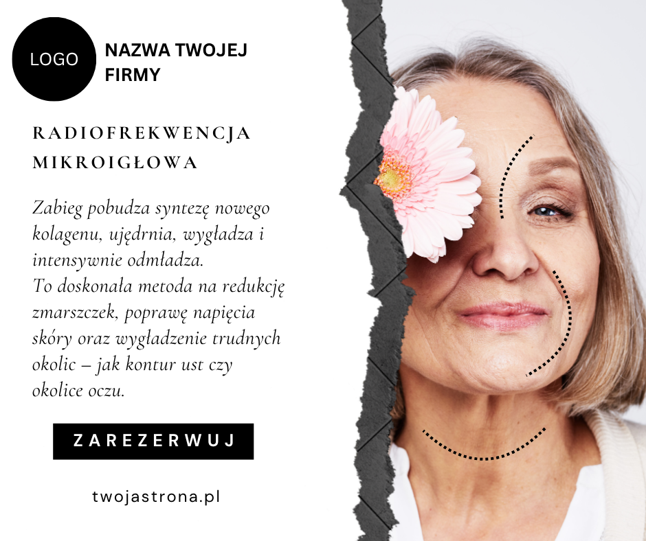 Salon kosmetyczny – nowoczesny post na Facebooka dla branży beauty