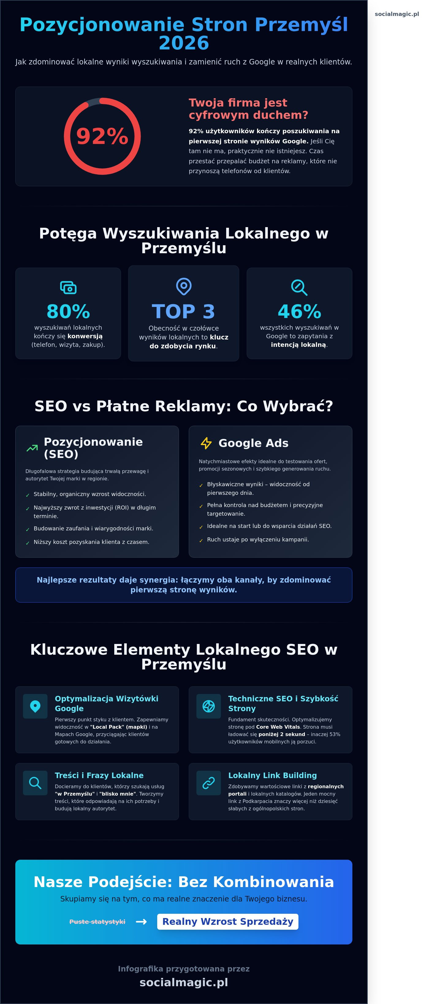 Pozycjonowanie stron Przemyśl: Skuteczne SEO dla lokalnych firm w 2026 roku