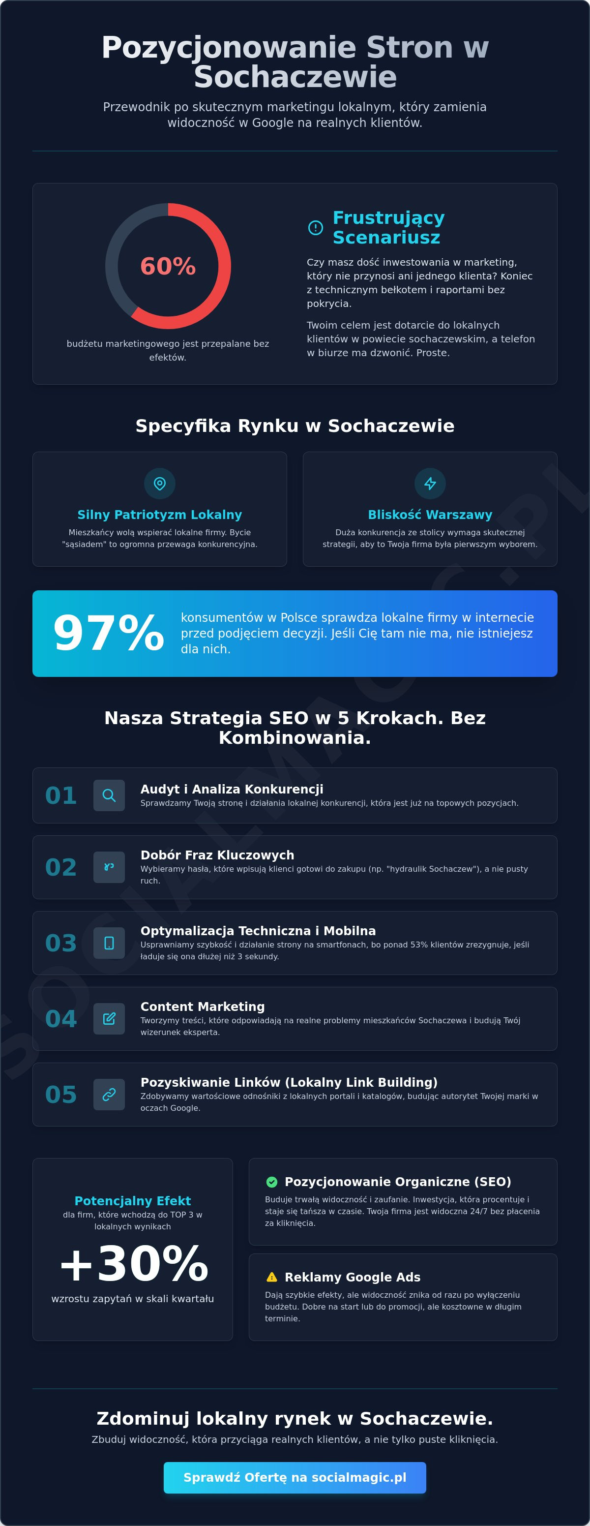 Pozycjonowanie stron Sochaczew: Jak zdobyć lokalny rynek bez kombinowania?