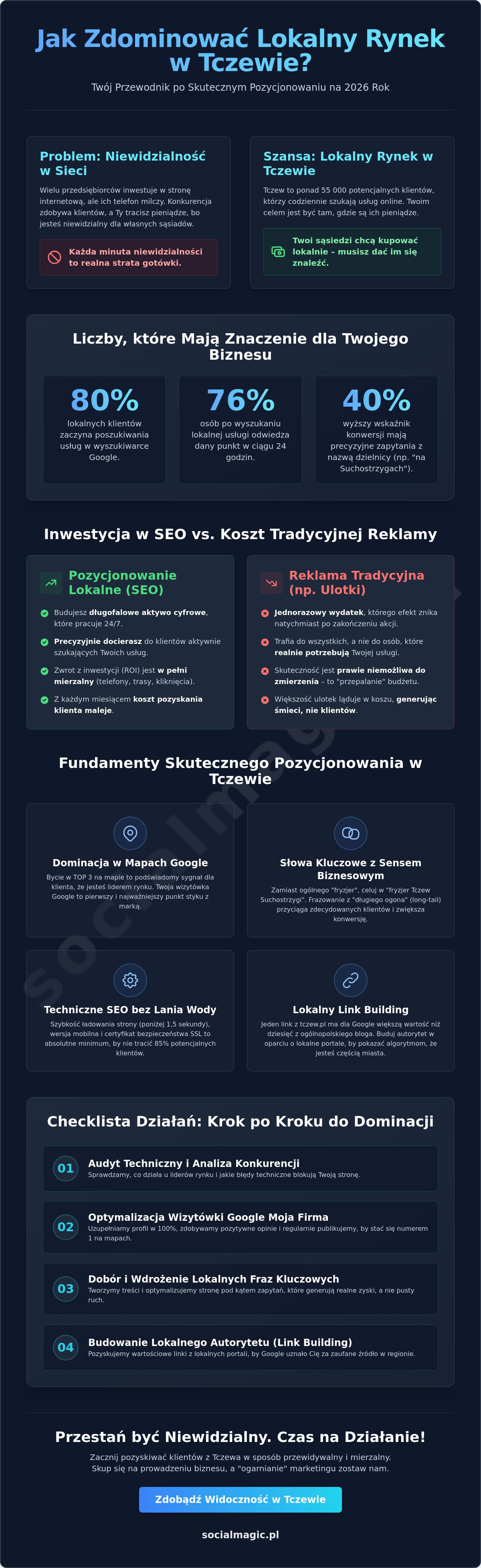 Pozycjonowanie stron Tczew: Jak zdominować lokalne wyniki Google w 2026 roku?