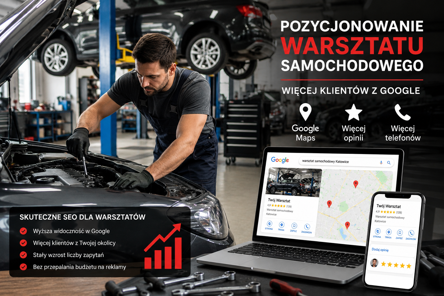 Pozycjonowanie auto serwisu i warsztatu samochodowego
